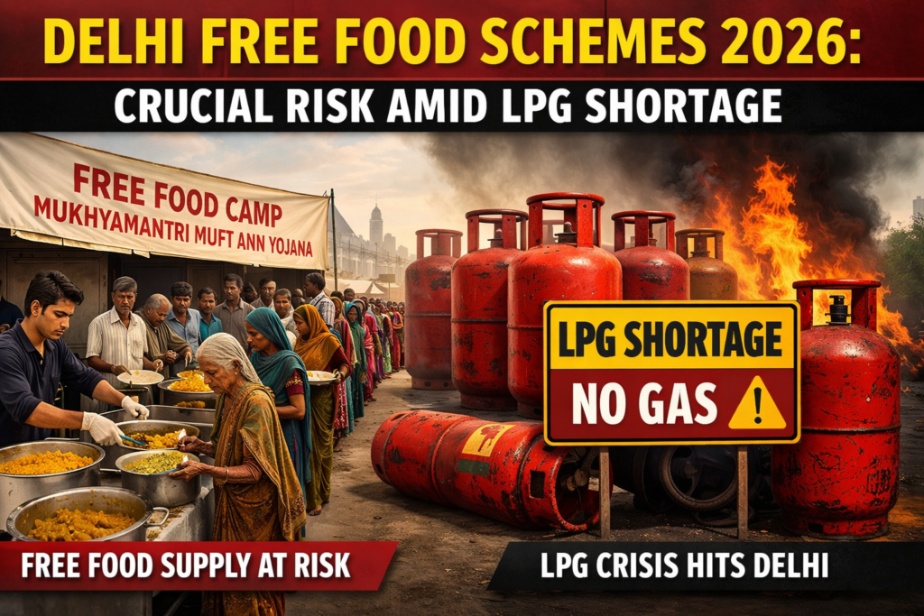Delhi free food schemes 2026