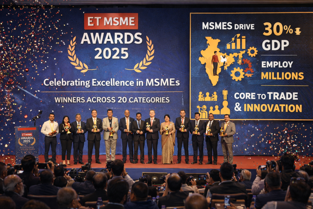 ET MSME Awards 2025 boosts sector with strong global and industry participation